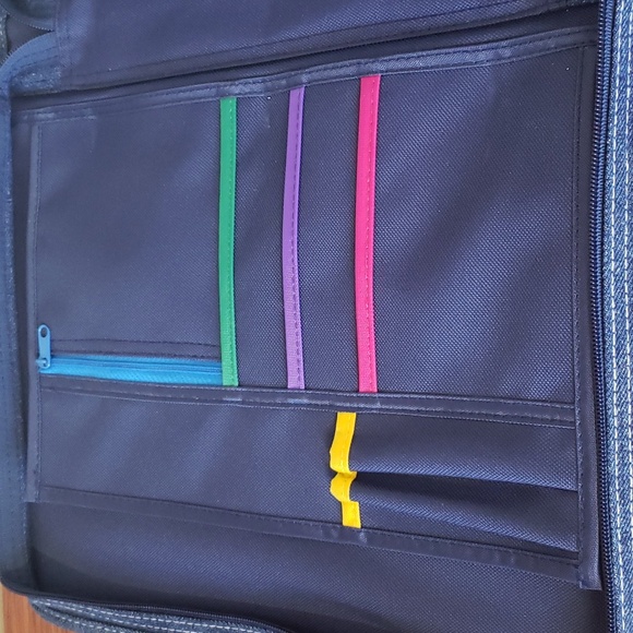 Vintage Scrapbook, Jeans Folder, Photo Pockets.Zip Ring Binder ,Notebooks. - Picture 8 of 16